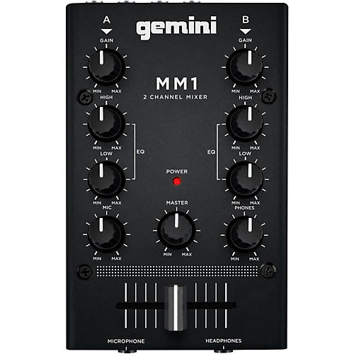 Gemini MM1 2 Channel Audio Mixer