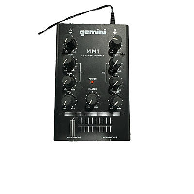 Gemini MM1 2 Channel Mixer Powered Mixer