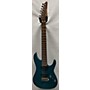 Used Ibanez MM7 Martin Miller Signature Solid Body Electric Guitar Transparent Aqua Blue