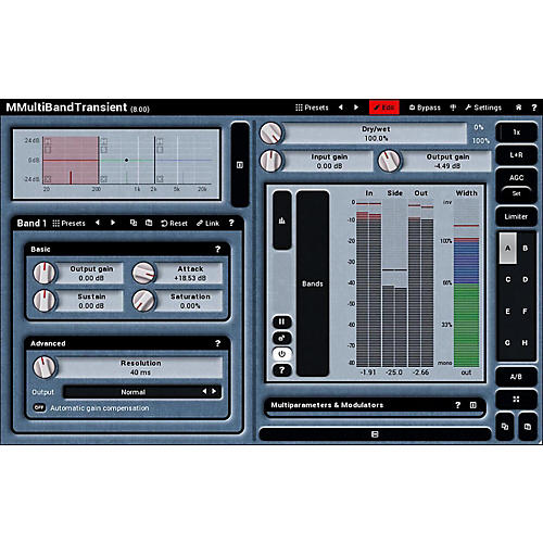 MeldaProduction MMultiBandTransient Software Download