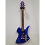 Used B.C. Rich MOCKINGBIRD ACRYLIC Solid Body Electric Guitar Blue Acrylic