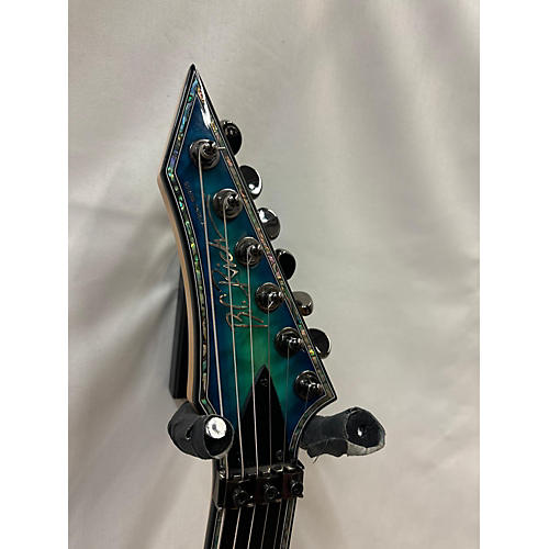 B.C. Rich MOCKINGBIRD EXTREME EXOTIC FLOYD Solid Body Electric Guitar Cyan