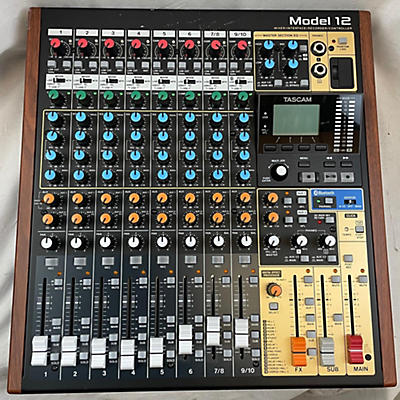 Tascam MODEL 12 MULTI-TRACK RECORDER Powered Mixer