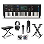 Yamaha MODX6+ Synthesizer With Stand, Pedal, Bench, Microphone and Cables