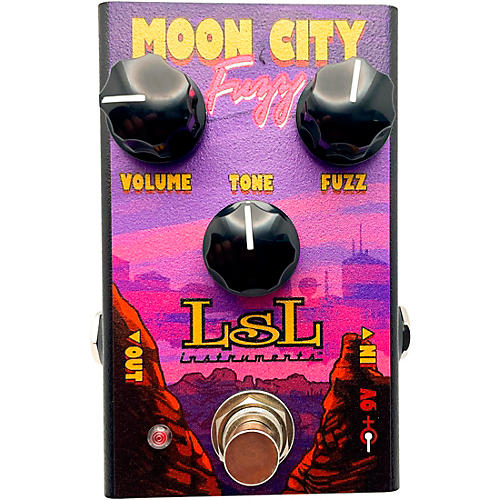 LsL Instruments MOON CITY Masters Signature Fuzz Effects Pedal Black