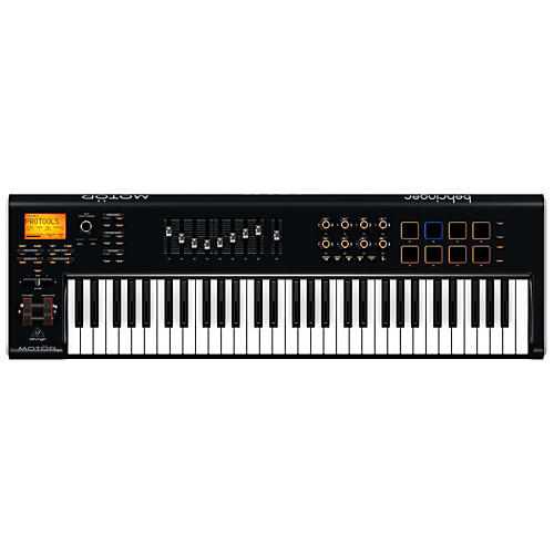 MOTOR 61 61-Key USB/MIDI Master Controller Keyboard with Motorized Faders and Touch-Sensitive Pads