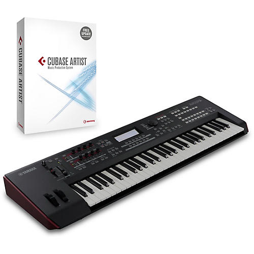 MOXF6 61-Key Semi-Weighted Synth With Cubase Artist