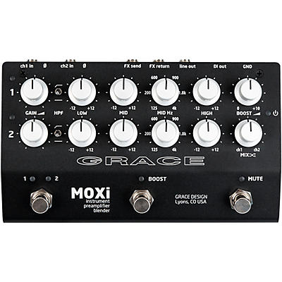 Grace Design MOXi 2-Channel Instrument Preamp/Blender Pedal -