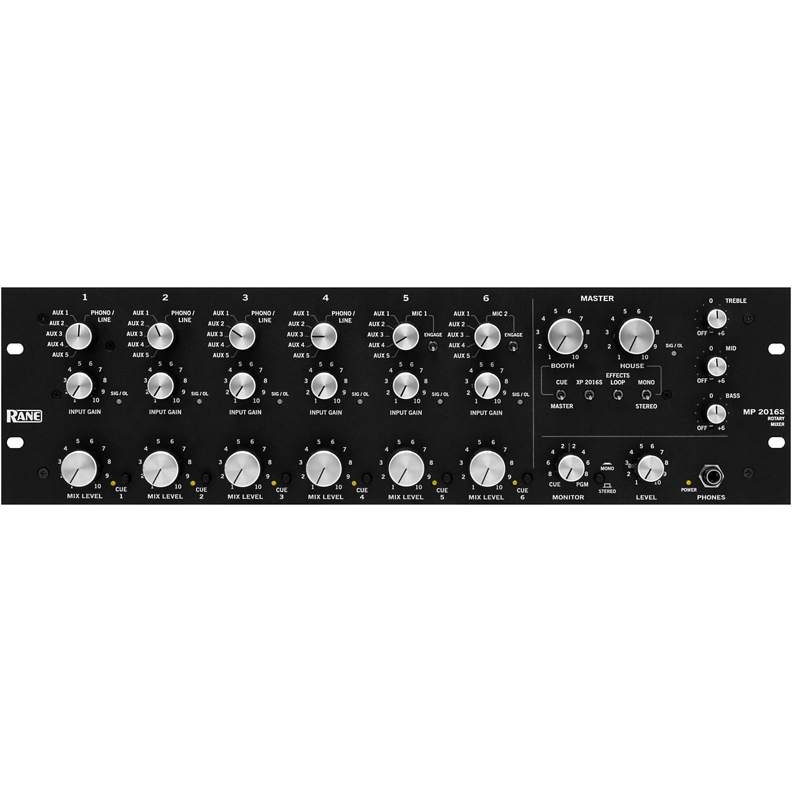 RANE MP 2016S 6Channel Rotary Mixer Musician's Friend