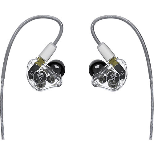 Mackie MP-320 In-Ear Monitors With Triple Dynamic Drivers Clear