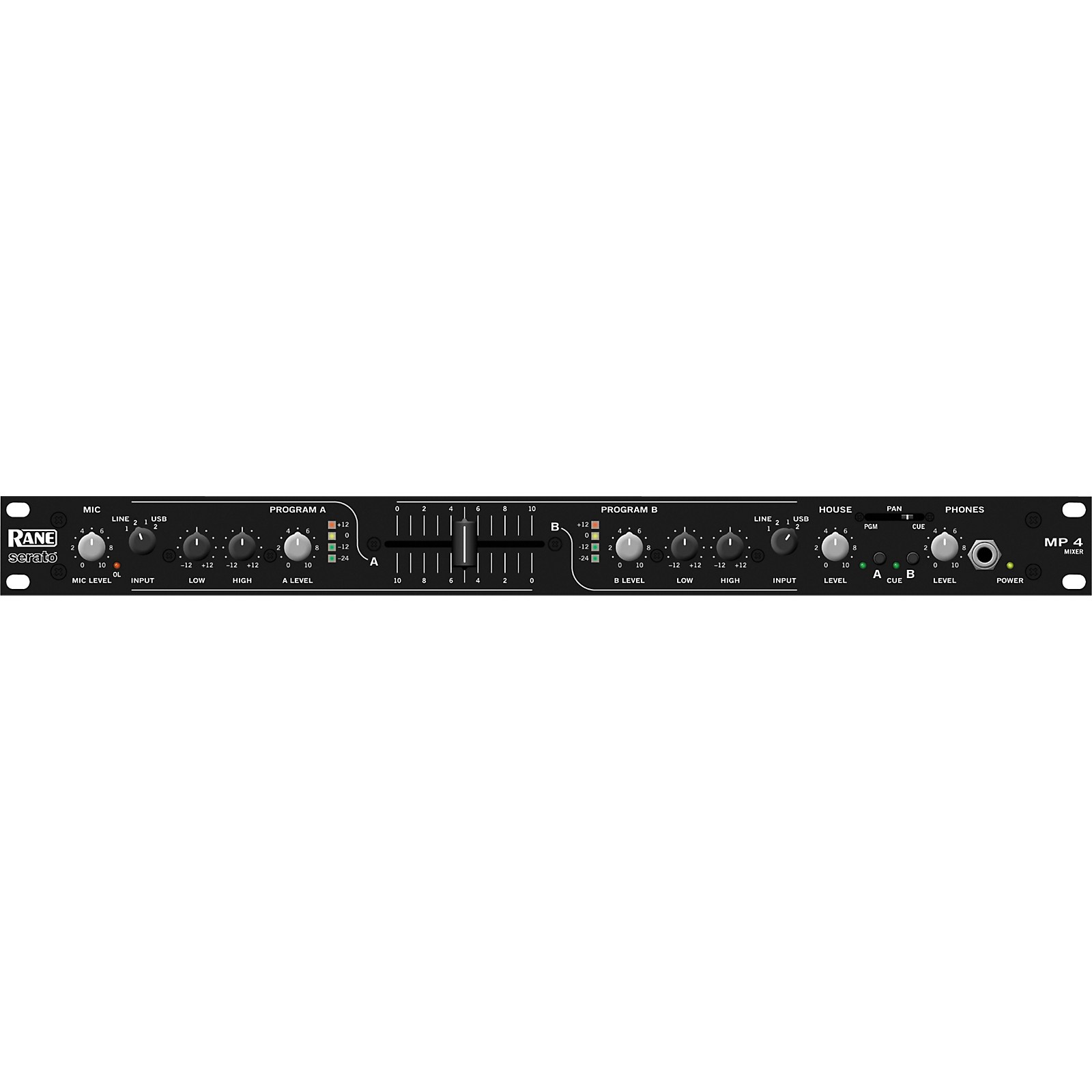 RANE MP 4 Rackmount DJ Mixer Musician's Friend
