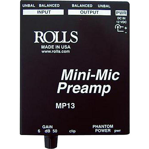 Rolls MP13 Mini-Mic Preamp Condition 1 - Mint