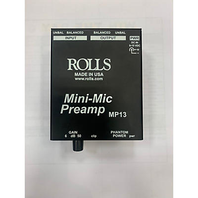 Rolls MP13 Mini-Mic Preamp Microphone Preamp