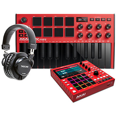 Akai Professional MPC ONE+ Standalone Production Center With MPK mini mk3 & Headphones