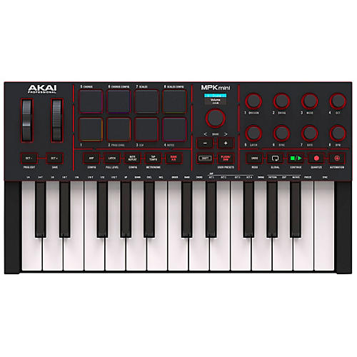 Akai Professional MPK Mini IV 25-Key MIDI Keyboard Controller Black