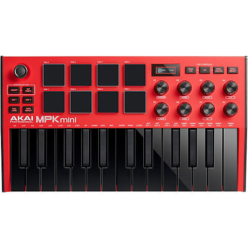 Akai Professional MPK mini mk3 Keyboard Controller Condition 1 - Mint Red