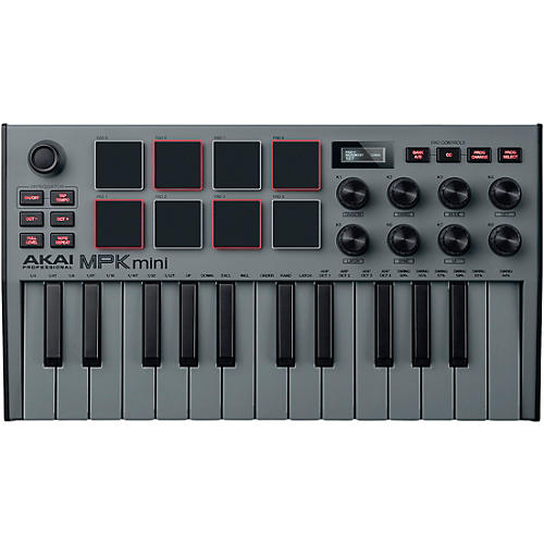 Akai Professional MPK mini mk3 Keyboard Controller Grey