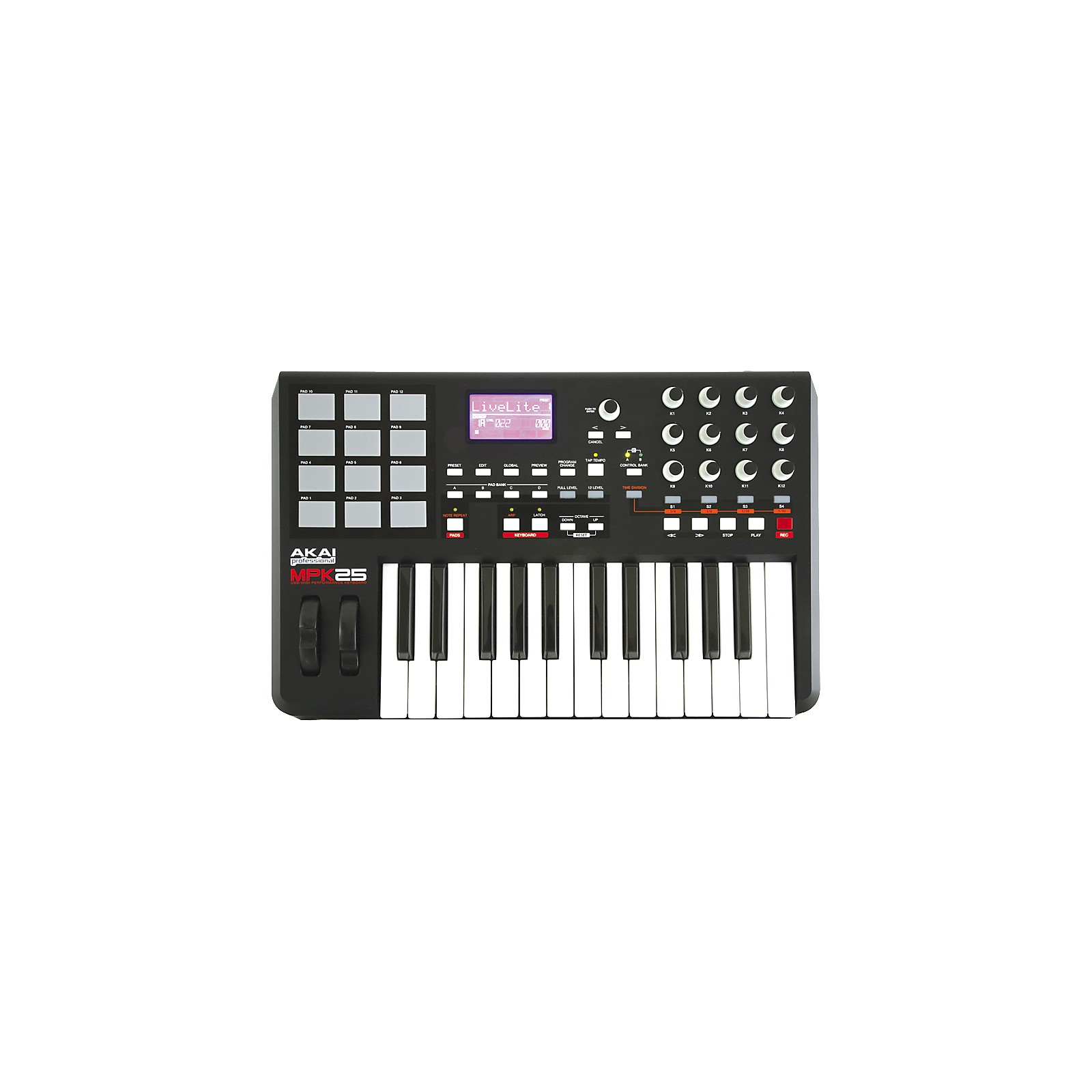 Akai Professional MPK25 Keyboard USB MIDI Controller Musician's Friend