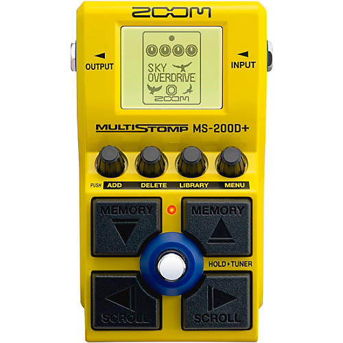 Zoom MS-200D+ Multi-Stomp Distortion Effects Pedal Condition 2 - Blemished Yellow 197881216610