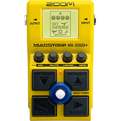 Zoom MS-200D+ Multi-Stomp Distortion Effects Pedal