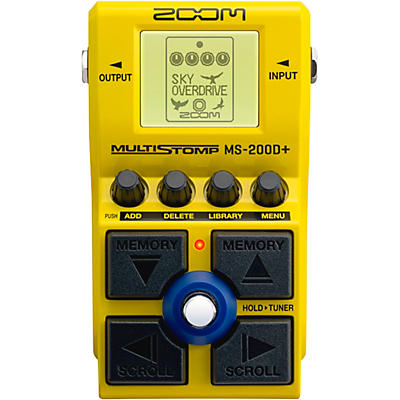 Zoom MS-200D+ MultiStomp Distortion Effects Pedal -
