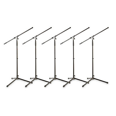 Musician's Gear MS-220 Tripod Mic Stand 5-Pack