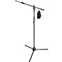 Gravity Stands MS 4322 HD Microphone Stand With Folding Tripod Base & 2-Point Adjustment Telescoping Boom, Heavy Duty