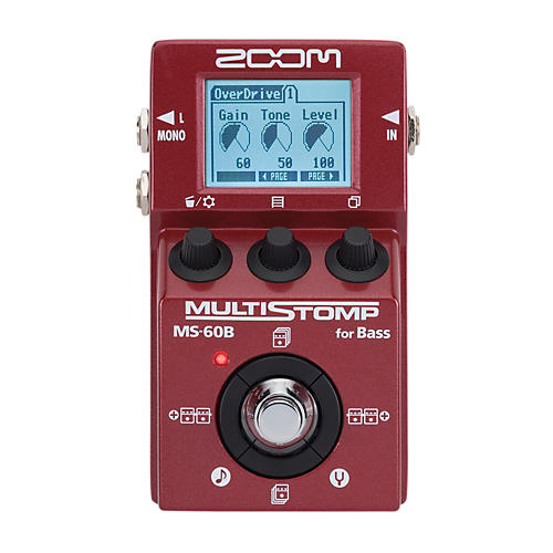 Zoom MS-60B Multi-Stomp Bass Pedal Condition 1 - Mint