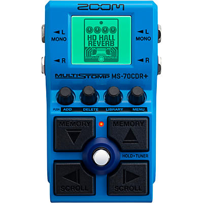 Zoom MS-70CDR+ MultiStomp Chorus/Delay/Reverb Effects Pedal -