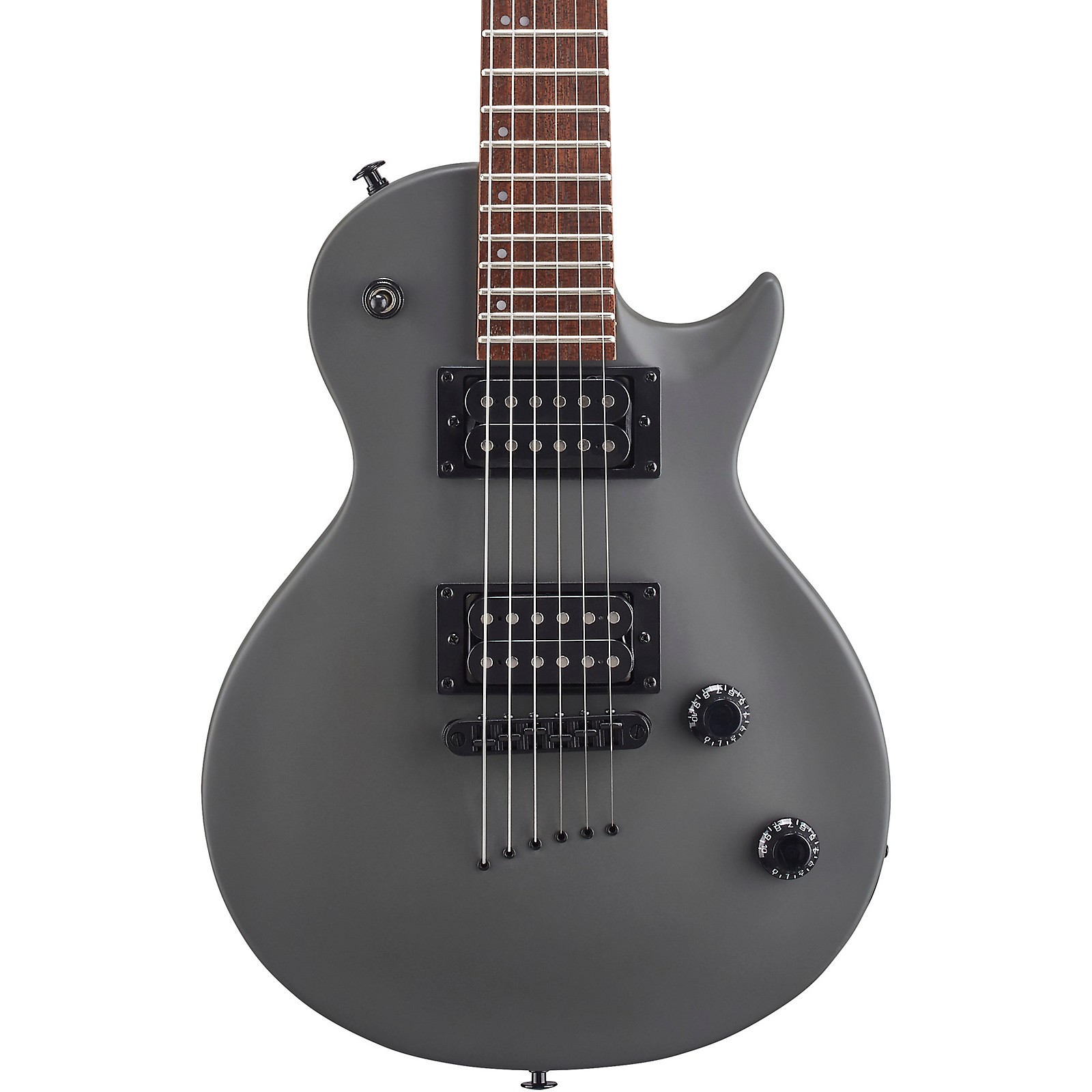 https://media.musiciansfriend.com/is/image/MMGS7/MS100-Short-Scale-Electric-Guitar-Charcoal-Satin/L25688000001000-00-1600x1600.jpg