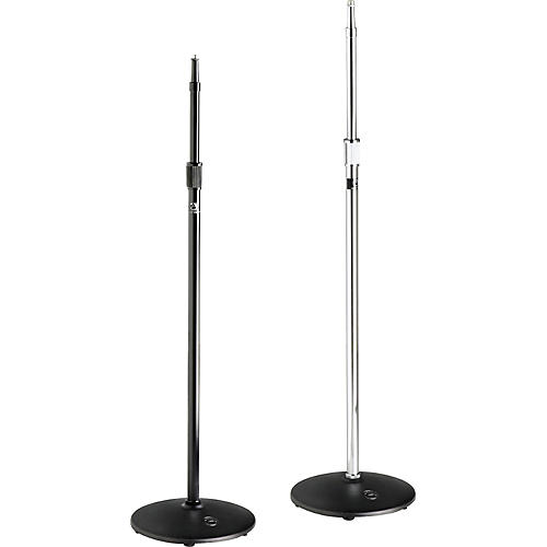 Atlas Sound MS20 Heavy-Duty Round Base Mic Stand Chrome