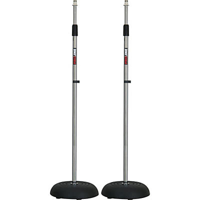 Proline MS235CR Round Base Mic Stand 2-Pack -