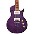 Mitchell MS450 Modern Single-Cutaway Electric Guitar Flame BlackFlame Purple