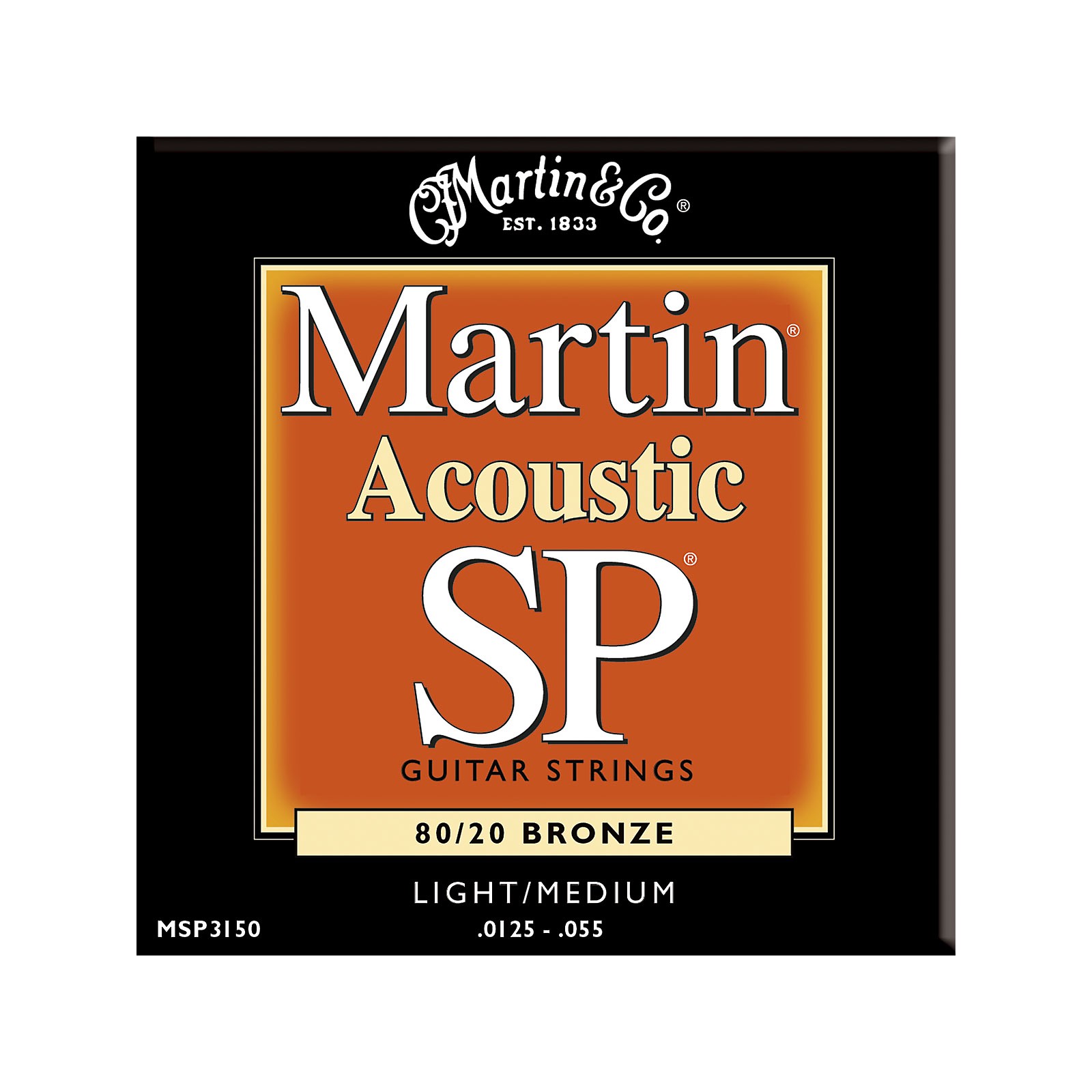 Martin MSP3150 SP Bronze Light/Medium Acoustic Guitar Strings