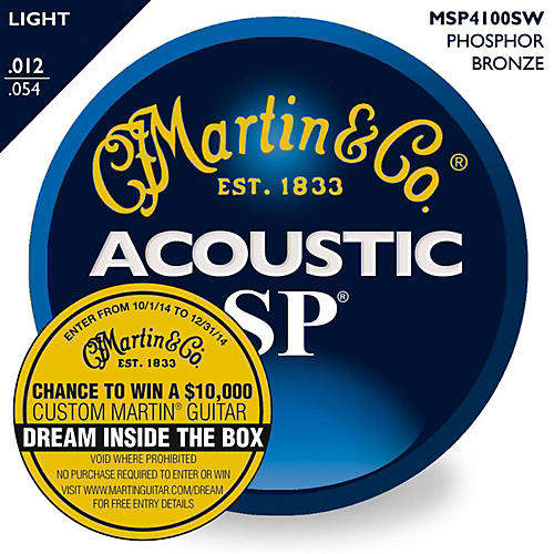 MSP4100 SP Phosphor Bronze Light Acoustic Guitar Strings