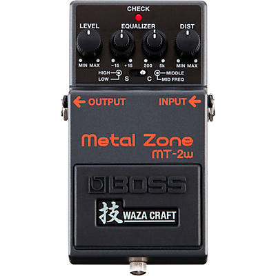 BOSS MT-2W Metal Zone Waza Craft Distortion Guitar Effects Pedal