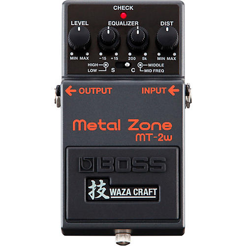 BOSS MT-2W Metal Zone Waza Craft Distortion Guitar Effects Pedal