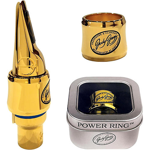 JodyJazz MT1 Gold Power Ring Ligature for Select Tenor Mouthpieces Condition 1 - Mint