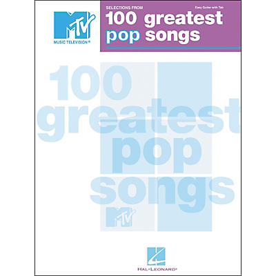 Hal Leonard MTV 100 Greatest Pop Songs Easy Guitar Tab Songbook