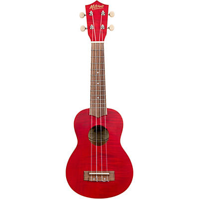 Mitchell MU45F Exotic Soprano Ukulele Flamed Maple