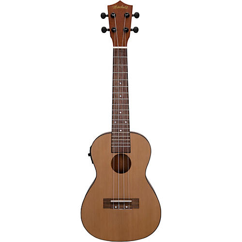 Mitchell MU50SE Acoustic-Electric Concert Ukulele With Solid Cedar Top Condition 1 - Mint Natural