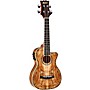 Mitchell MU80X-CE-SM Exotic Acoustic Electric Cutaway Ukulele Spalted Maple Natural