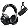 Shure MV7-K USB Microphone and AONIC 50 Headphones Content Creator Bundle Black