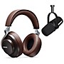 Shure MV7-K USB Microphone and AONIC 50 Headphones Content Creator Bundle Brown