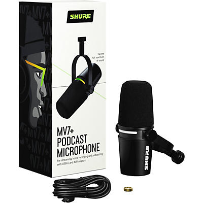 Shure MV7+ Podcast Microphone -