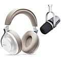 Shure MV7-S USB Microphone and AONIC 50 Headphones Content Creator Bundle WhiteWhite