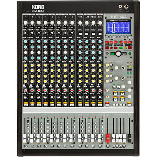 KORG MW-1608 SoundLink 16-Channel Hybrid Analog/Digital Mixer Condition 1 - Mint