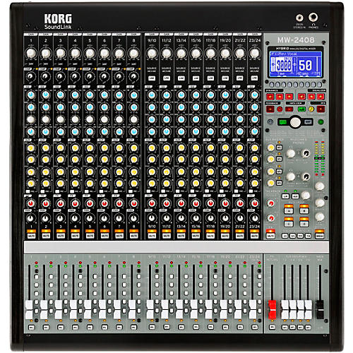 KORG MW-2408 SoundLink 24-Channel Hybrid Analog/Digital Mixer Condition 2 - Blemished  197881008918