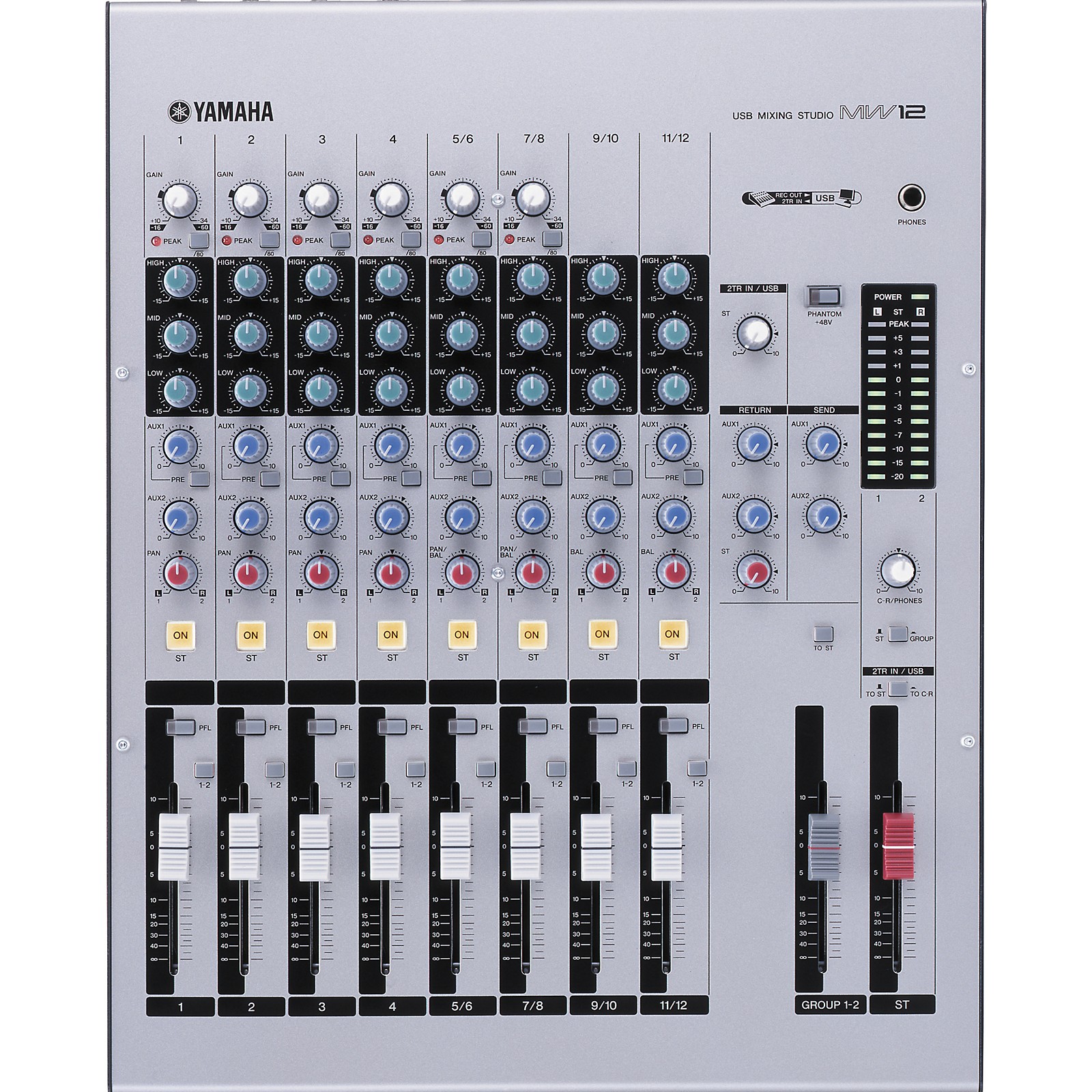 Yamaha MW12 12Input USB Mixing Studio Musician's Friend