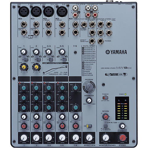 Yamaha MW8CX 8-Channel USB Mixer with Compression and FX 
